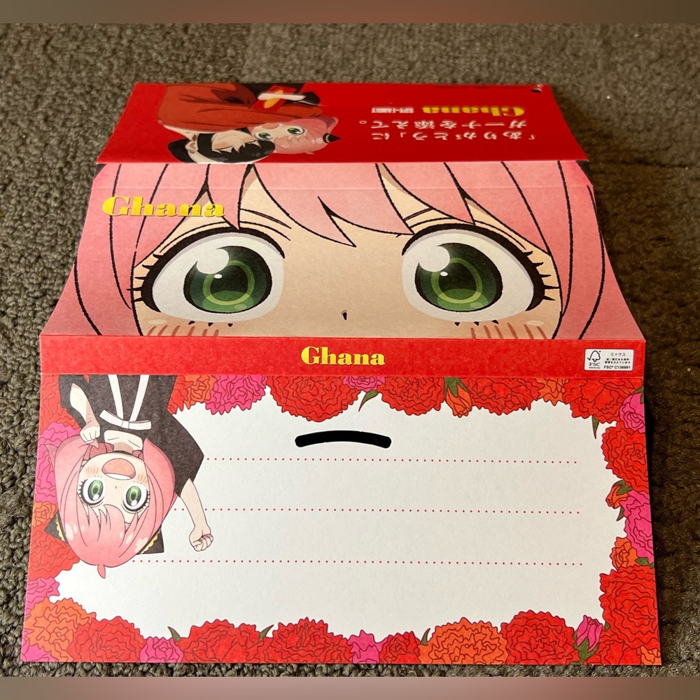Spy x Family Lotte Ghana Chocolate Mother’s Day Collab Card Japan Exclusive Cute